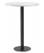 Stehtisch PARMA 287716 112,5cm (H), Ø 80cm (BxT), rund, weiß / schwarz