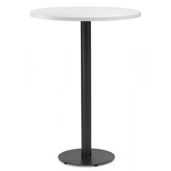 4251635687050 - Stehtisch PARMA 287716 1125cm (H) 80x80cm (BxT) rund weiß schwarz 4251635687050 Deskin 4251635687050 - Stehtisch PARMA 287716 1125cm (H) 80x80cm (BxT) rund weiß schwarz 4251635687050 Deskin