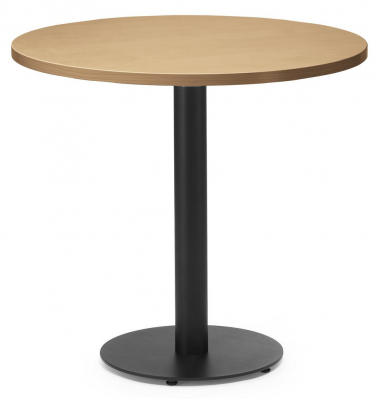 Stehtisch PARMA 287702 75,5cm (H), Ø 80cm (BxT), rund, buche / schwarz