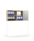 Aufsatzschrank MULTI M pro 278098, abschlie&szlig;bar, 2x2 OH, buche/alusilber, 160x75x42cm (BxHxT)
