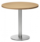Stehtisch PARMA 287705 75,5cm (H), Ø 80cm (BxT), rund, buche / silber