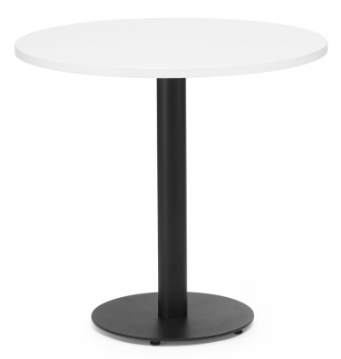 Stehtisch PARMA 287704 75,5cm (H), Ø 80cm (BxT), rund, weiß / schwarz