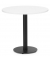 Stehtisch PARMA 287704 75,5cm (H), Ø 80cm (BxT), rund, weiß / schwarz