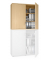 Aufsatzschrank MULTI M pro 278074, abschlie&szlig;bar, 2x3 OH, buche, 120x111x42cm (BxHxT)