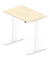 Sitz-Steh-Schreibtisch Comfort Multi M Pro, elektrisch höhenverstellbar, 64-130cm (H), 120x80cm (BxT), rechteckig, ahorn / weiß