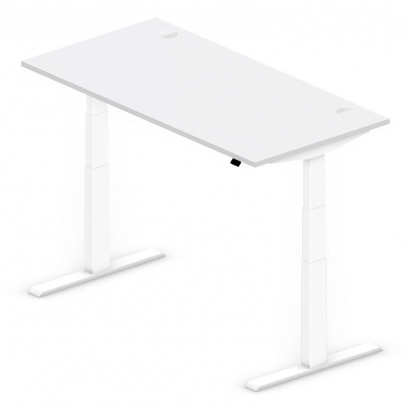 4251635696298 - Sitz-Steh-Schreibtisch Comfort Multi M Pro 281845 elektrisch höhenverstellbar 64-130cm (H) 1600mmx800mm (BxT) rechteckig lic