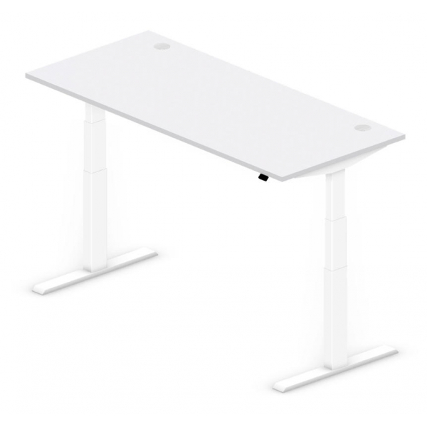 4251635696304 - Sitz-Steh-Schreibtisch Comfort Multi M Pro 281849 elektrisch höhenverstellbar 64-130cm (H) 1800mmx800mm (BxT) rechteckig lic