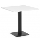 Stehtisch PARMA 287710 75,5cm (H), 75x75cm (BxT), quadratisch, weiß / schwarz