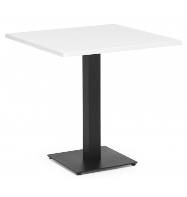 Stehtisch PARMA 287710 75,5cm (H), 75x75cm (BxT), quadratisch, weiß / schwarz
