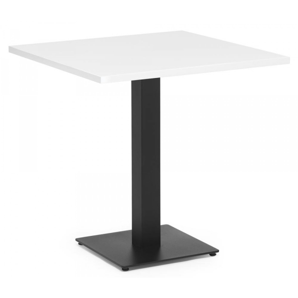 4251635697806 - Stehtisch PARMA 287710 755cm (H) 75x75cm (BxT) quadratisch weiß schwarz 4251635697806 Deskin 4251635697806 - Stehtisch PARMA 287710 755cm (H) 75x75cm (BxT) quadratisch weiß schwarz 4251635697806 Deskin