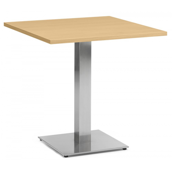 4251635697899 - Stehtisch PARMA 287711 755cm (H) 75x75cm (BxT) quadratisch buche   silber 4251635697899 Deskin
