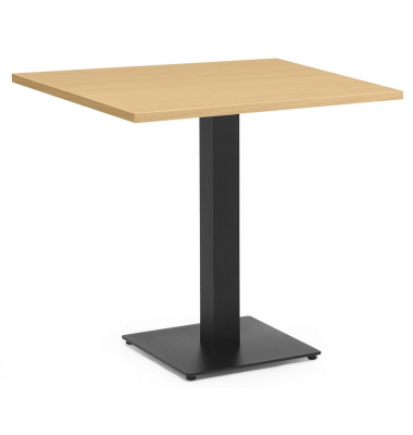 Stehtisch PARMA 287708 75,5cm (H), 75x75cm (BxT), quadratisch, buche / schwarz