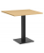 Stehtisch PARMA 287708 75,5cm (H), 75x75cm (BxT), quadratisch, buche / schwarz