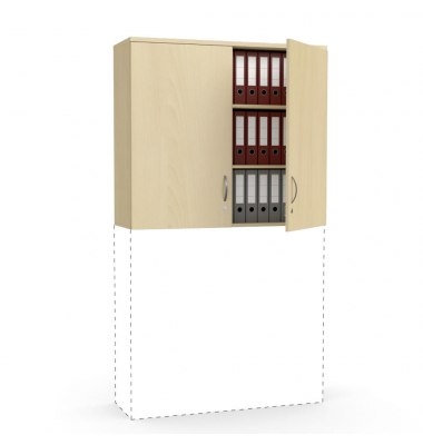 Aufsatzschrank MULTI M 275039, abschlie&szlig;bar, 2x3 OH, buche, 120x105,5x42cm (BxHxT)