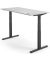 Sitz-Steh-Schreibtisch MULTI M pro, elektrisch höhenverstellbar, 65-130cm (H), 120x80cm (BxT), rechteckig, lichtgrau / schwarz