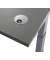 Sitz-Steh-Schreibtisch MULTI M pro, elektrisch höhenverstellbar, 65-130cm (H), 120x80cm (BxT), rechteckig, ahorn / schwarz