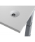 Sitz-Steh-Schreibtisch Comfort MULTI M pro, elektrisch h&ouml;henverstellbar, 65-130cm (H), 120x80cm (BxT), rechteckig, wei&szlig; / schwar