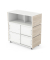Empfamngstheke LITTLE PEARL eiche geklakt wei&szlig;  mit Rollen 106x50,5cm 