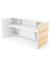 Empfangstheke PEARL buche wei&szlig; 240x105cm 