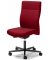 Bürodrehstuhl D001, rot / schwarz, bis 110kg, ohne Kopfstütze