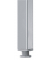 Besprechungstisch Deskin-Line, 72cm (H), 140x80cm (BxT), 6 Personen, rechteckig, wei&szlig; / silber