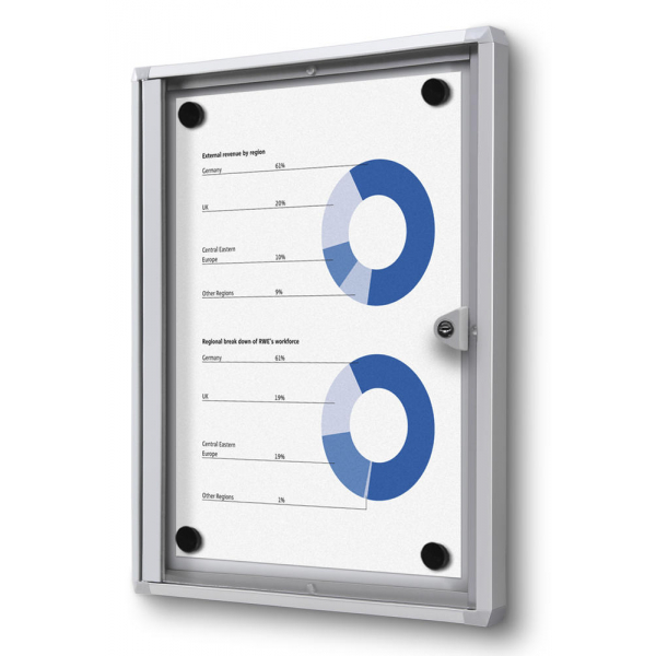 4251747717706 - Schaukasten 270047 A4 weiß silber magnetisch 4251747717706 Deskin