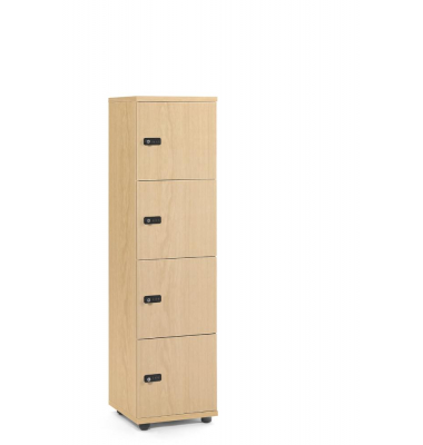 Schließfachschrank OFFICE-LINE mit 4 Fächern