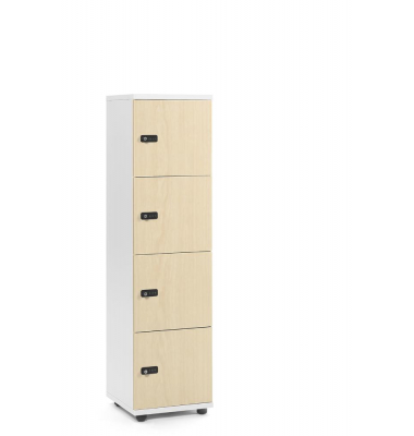 Schließfachschrank OFFICE-LINE mit 4 Fächern