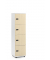 Schließfachschrank OFFICE-LINE mit 4 Fächern