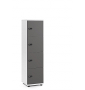 Schließfachschrank OFFICE-LINE mit 4 Fächern