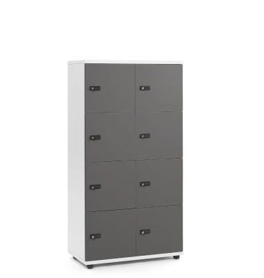 Schließfachschrank OFFICE-LINE mit 8 Fächern
