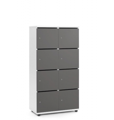 Schließfachschrank OFFICE-LINE mit 8 Fächern