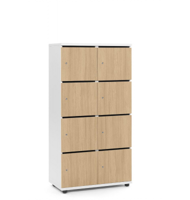 Schließfachschrank OFFICE-LINE mit 8 Fächern