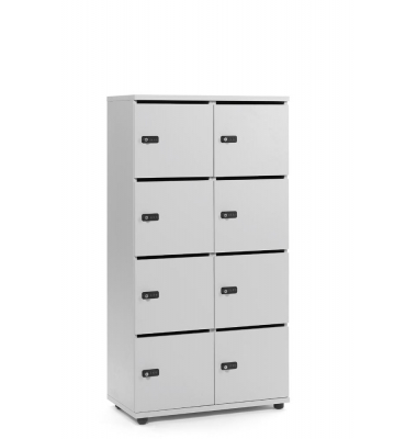 Schließfachschrank OFFICE-LINE mit 8 Fächern