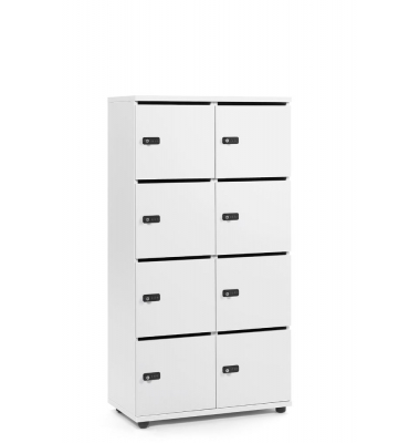Schließfachschrank OFFICE-LINE mit 8 Fächern