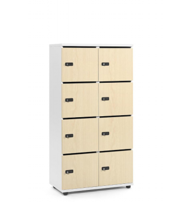 Schließfachschrank OFFICE-LINE mit 8 Fächern