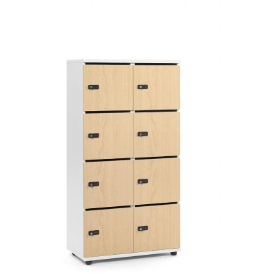 Schließfachschrank OFFICE-LINE mit 8 Fächern
