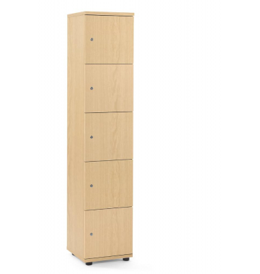 Schließfachschrank OFFICE-LINE mit 5 Fächern