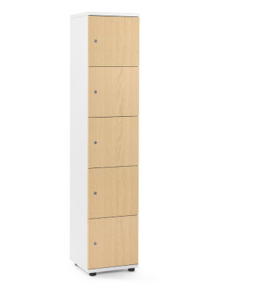 Schließfachschrank OFFICE-LINE mit 5 Fächern Schließfachschrank OFFICE-LINE mit 5 Fächern