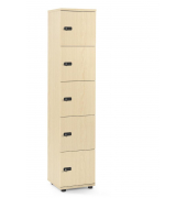 Schließfachschrank OFFICE-LINE mit 5 Fächern