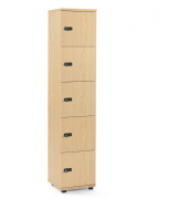 Schließfachschrank OFFICE-LINE mit 5 Fächern