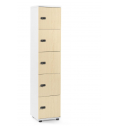 Schließfachschrank OFFICE-LINE mit 5 Fächern