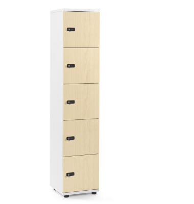 Schließfachschrank OFFICE-LINE mit 5 Fächern