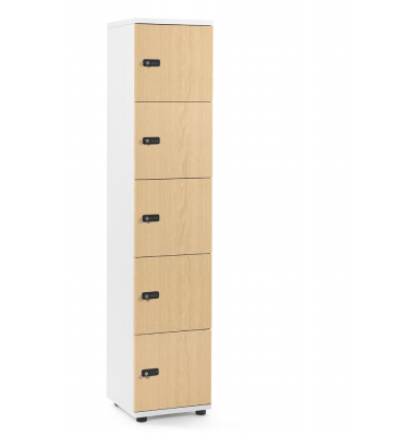 Schließfachschrank OFFICE-LINE mit 5 Fächern
