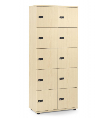 Schließfachschrank OFFICE-LINE mit 10 Fächern