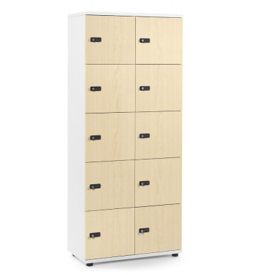 Schließfachschrank OFFICE-LINE mit 10 Fächern Schließfachschrank OFFICE-LINE mit 10 Fächern