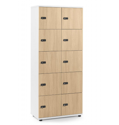 Schließfachschrank OFFICE-LINE mit 10 Fächern