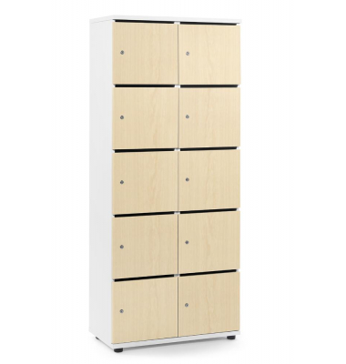 Schließfachschrank OFFICE-LINE mit 10 Fächern