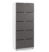 Schließfachschrank OFFICE-LINE mit 10 Fächern