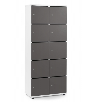 Schließfachschrank OFFICE-LINE mit 10 Fächern